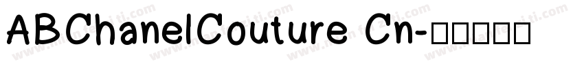 ABChanelCouture Cn字体转换